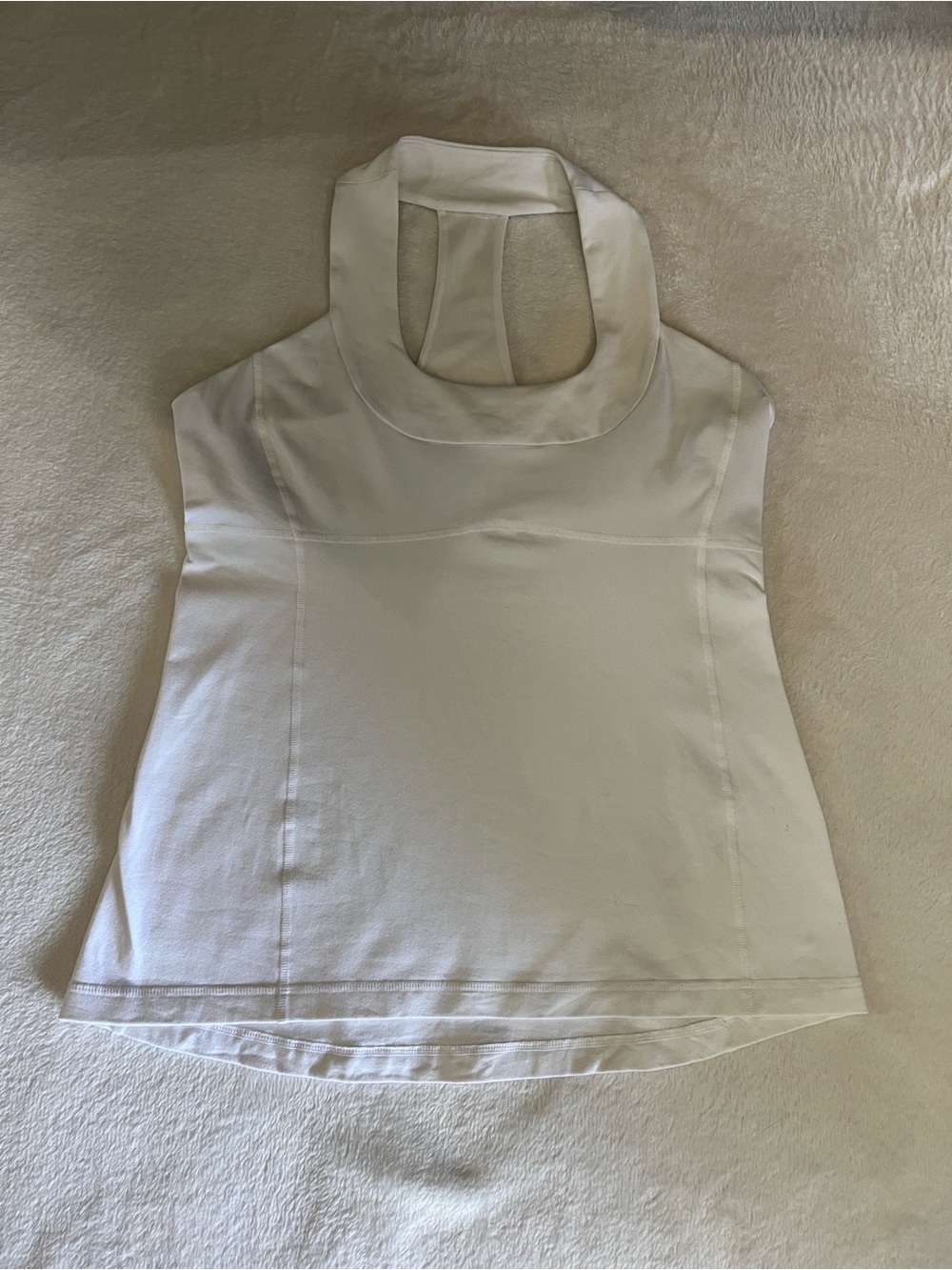 lululemon athletica White Halter Tank Top